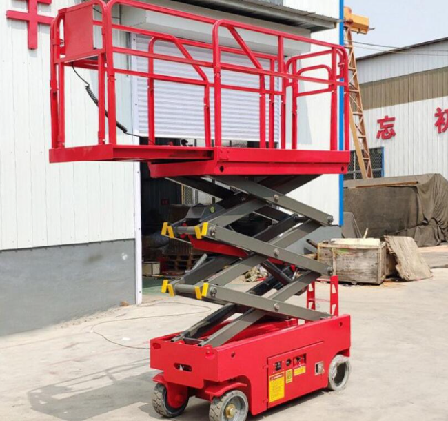 墨玉移动剪叉式升降机
